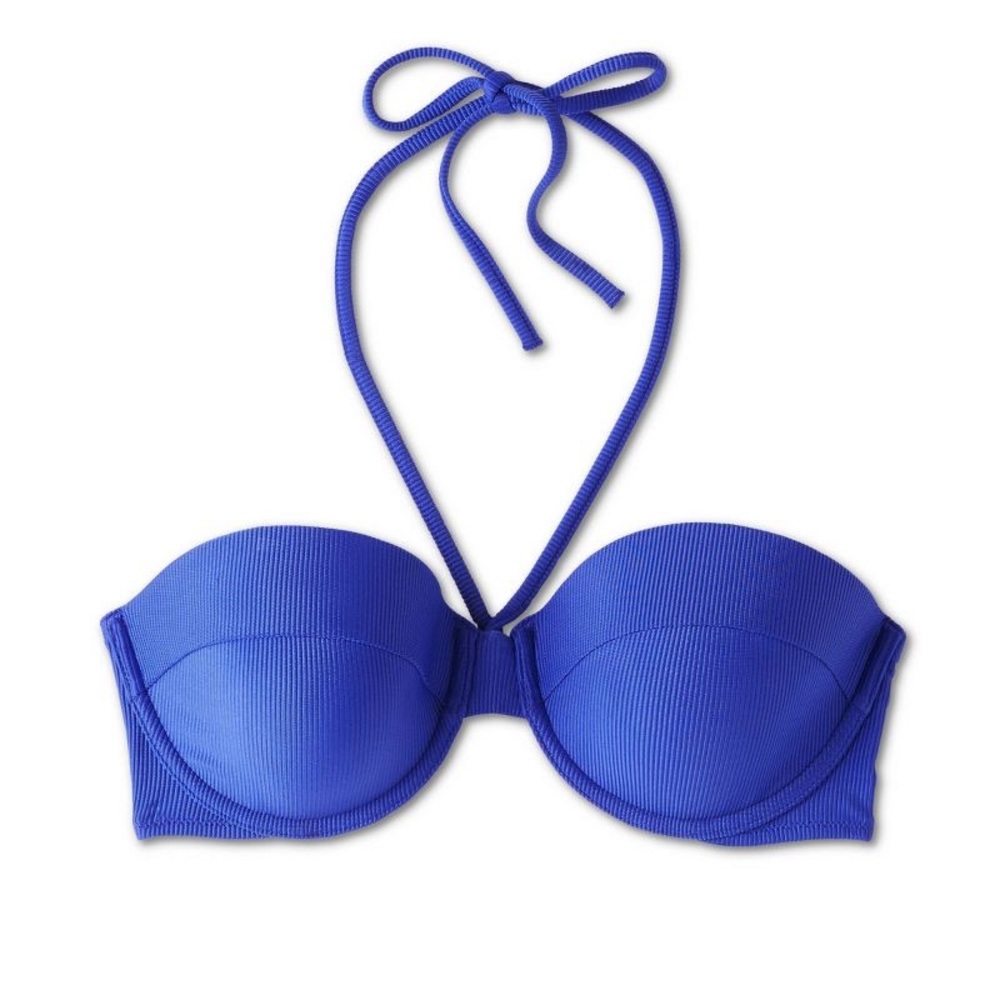 34D Blue Bikini Top